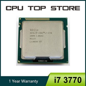 중고 인텔 코어 i7 3770 3.4GHz SR0PK 쿼드 LGA 1155 CPU 프로세서