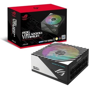 ROG Thor 1200W 플래티넘 II 1200와트 완전 모듈형 전원 공급 장치 80+ 람다 A++ 인증 방열판 135mm PWM 팬 0dB 모드 OLED 패널 슬리브 케이블