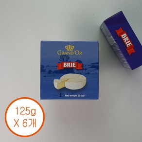 [그랑도르] GandO 브리치즈125g 수량선택, 6개, 125g