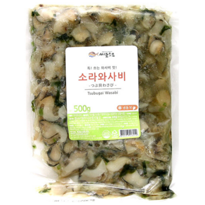 [고래미]소라와사비 500g (국내가공)