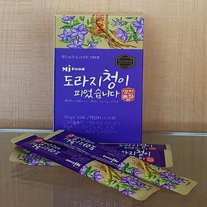 도라지청이 피었습니다10g 30개, 300g, 1개