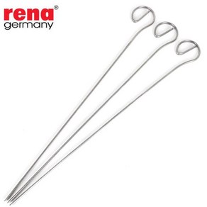 RENA 스텐구시 35cm(6개) 꼬치구이 바베큐 꼬지, 6개