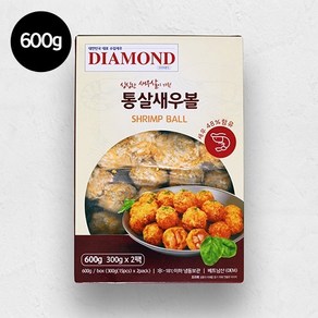 [다이아몬드새우] 튀김용 통통새우볼 600g (20g x 30ea), 1개