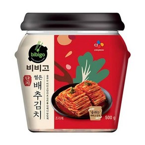 CJ 비비고 썰은배추김치 500g (용기형), 1개