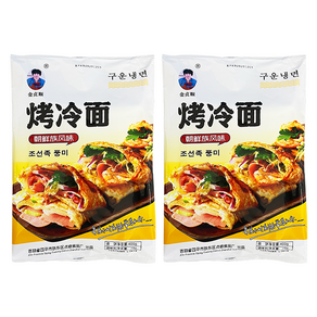 홍홍 중국식품 구운냉면 카오렁미엔 소스포함 냉면구이, 2개, 475g