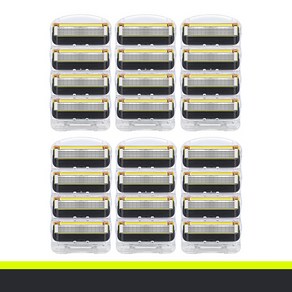 질레트 호환용 면도날 신형 프로글라이드 6팩 세트 총 24개입, 6개, 4개입