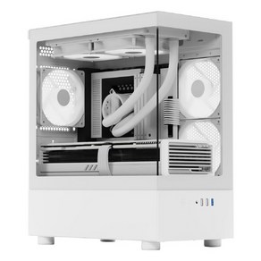 AMD 7900/RTX4080 SUPER 조립 PC 데스크탑 게이밍 컴퓨터 어항케이스 C339, CASE1 비바리움 화이트