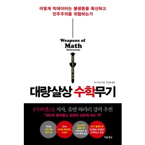 대량살상 수학무기:어떻게 빅데이터는 불평등을 확산하고 민주주의를 위협하는가