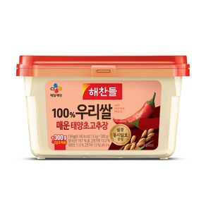 해찬들 100% 우리쌀 매운태양초 고추장 1.8kg, 1.8kgx1개, (상온) 해찬들 100% 우리쌀 매운태양초 고추장