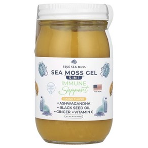 트루 시 모스 씨 모스 젤 망고 Tue Sea Moss Sea Moss Gel Mango, 1개, 473ml