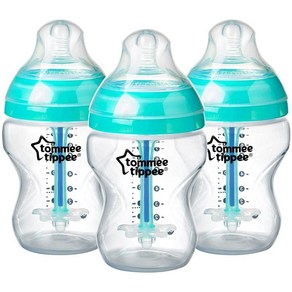 Tommee Tippee Baby Bottle 토미티피 어드밴스드 젖병 클리어 260ml 3팩, 3개