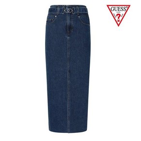 게스 GUESS Jeans FW SUZY YN5D6578 벨트 인디고 롱 스커트 733870