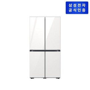 삼성 2024 비스포크 냉장고 4도어 RF85DB90B1H35 (글램화이트)