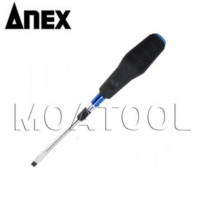 아넥스3900 -100 ANEX 소프트그립 일자 드라이버, 1개