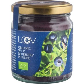 LOOV Wild Bluebey Powde [영국발송] 루브 와일드 블루베리 파우더 100g, 1개