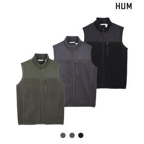 흄(HUM) [HUM]남)폴라플리스 하이넥 VEST(FHOWCVX184M)