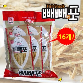 국민간식 코스트코 빼빼포 어포 빼빼어포, 16개, 24g