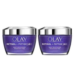 올레이 레티놀 위드 펩타이드 24 어드밴스드 나이트 모이스춰라이저 크림 15ml 2팩 OLAY Retinol with Peptide, 2개