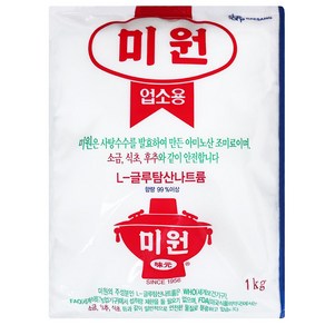 대상 청정원 미원 업소용, 2kg, 6개