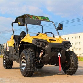 ATV 농업용오토바이 사륜오토바이 팜트럭 4륜 핸들 카트 파머스 카 150-300CC 비치 카 성인 더블 마운틴 오프로드 오토바이, 6_대금 상환 보증금, 단일사이즈