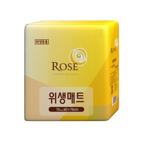 로즈 성인용기저귀 위생매트 고급형, FREE(onesize), 10개, 20매입