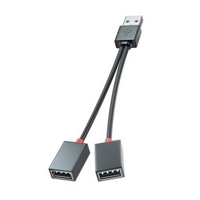 차량용 USB 분배기 케이블 다기능 어댑터 코드 안드로이드 스마트폰용 충전 케이블 1 in 2 out USB 허브, 1) 1pc, 1pc