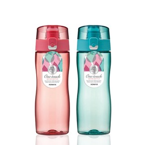 코멕스 원터치물병 (550ml), 핑크, 1개