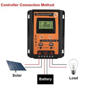 태양광 컨트롤러 MPPT 태양열 호환 12V24V50A 발전기 10A 주택용 12V, 12V24V30A, 1개
