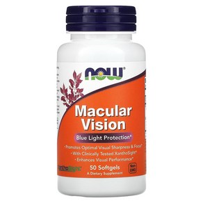 나우푸드 Macula Vision 50캡슐 루테인, 1개, 50정