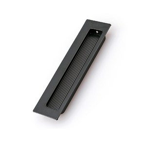 도무스 SH-108BK 블랙 29x119mm 슬라이딩 미닫이문 매립형 사각 오목이 손잡이