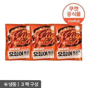 원팩쿠캣 오징어불고기, 3개, 350g