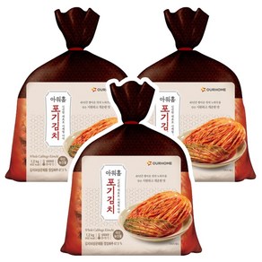 아워홈 이남김치 포기김치, 1.2kg, 3개