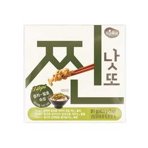 맑은물에 찐낫또 45.5g, 2개