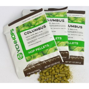 Columbus Hops - Hop Pellets fo Home Bewing Bee - 3 oz. Columbus Hops - 가정 양조 비어용 홉 펠릿 - 3 온스., 1개, 85g