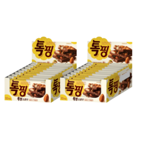 오리온 톡핑 아몬드 그래놀라 45g + 톡핑 헤이즐넛 그래놀라 45g 오 그래놀라바 (총20개) 골라담기, 톡핑 아몬드 10개, 톡핑 아몬드 10개, 20개