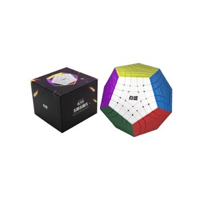 [ECube] DianSheng Galaxy Gigaminx 마그네틱 스티커리스 5x5 매직 큐브 Megaminx 스피드 퍼즐, Stickeless, 한개옵션1