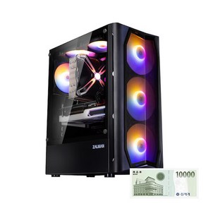 가이드컴 잘만PC ZM-006 인텔 12400F RX7600 16GB 조립 PC 컴퓨터