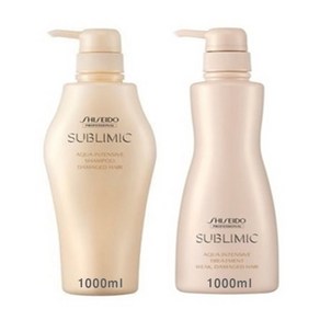 시세이도 서브리믹 아쿠아 인텐시브 샴푸 1000ml+트리트먼트 1000g, 1개