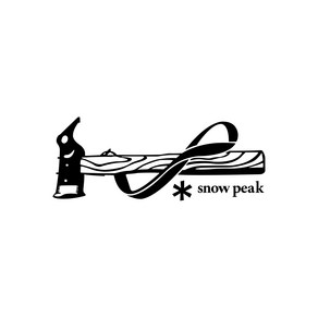 캠핑 스티커 스노우피크 데칼 snowpeak 차량용스티커, L, 레드, 1개