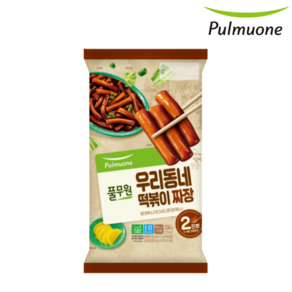 풀무원 우리동네 떡볶이 짜장 2인 330g