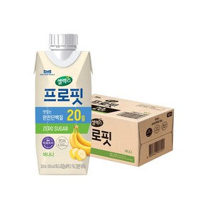 셀렉스 프로핏 우유단백질 바나나맛 드링크 250ml, 18개