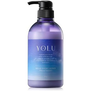 일본직발송 6. YOLU(요르) YOLU 요르 트리트먼트 병 [릴렉스 나이트 리 페어] 475G 야간 미용 헤어 케어, 릴렉스 나이트리 페어, 1개