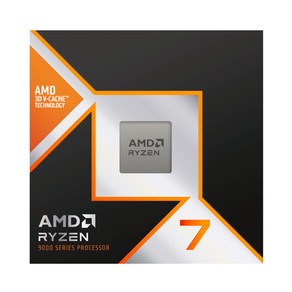 AMD 라이젠 정품박스 R7 9800X3D CPU (그래니트릿지 AM5 쿨러미포함), 선택하세요, 1개