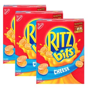 [미국직배송]리츠 비츠 크래커 샌드위치 치즈 3개x249g Ritz Bits Cracker Sandwiches with Cheese 3ea