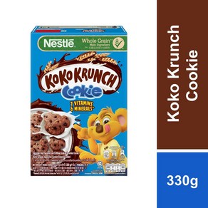 NESTLE 네슬레 코코크런치 쿠키 시리얼 Koko Kunch Cookies 330g, 1개