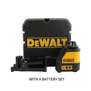 DEWALT DW088CG 2 라인 무선 레이저 레벨 그린 크로스 고정밀 수평 수직 기기, 01 a set, 1개