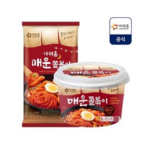 아워홈 매운 컵 쫄볶이 320g + 매운 쫄볶이 470g, 2개