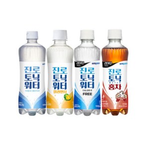 하이트진로 토닉워터 깔라만시 제로토닉 홍차 4종 6개입씩 300ml x 24개