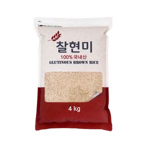 [남양농산] 24년산 국내산 찰현미 4kg, 1개