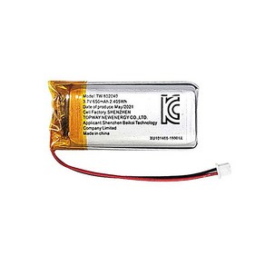 [리튬폴리머] TW 802040 3.7V 650mAh (프뢰벨 바나나펜 호환 배터리)